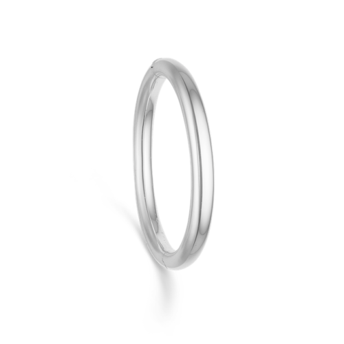 Oval sølvarmring med kasselås fra Randers Sølv