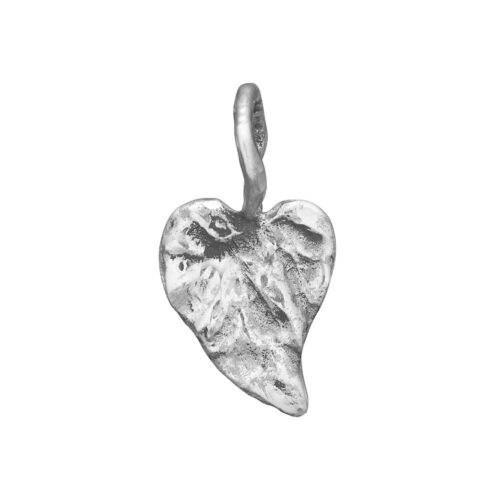 Zenith Heart Silver Plain vedhæng i sølv fra By Birdie
