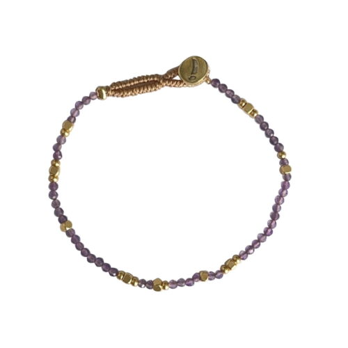 Ibu Jewels Lulu Liv armbånd med lilla ametyster