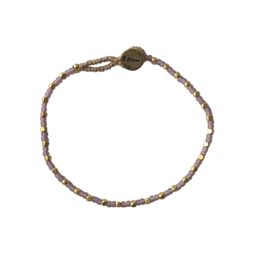 Ibu Jewels Lulu Peggy armbånd i farven Lavender