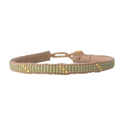 Ibu Jewels Slide armbånd i farven Cactus