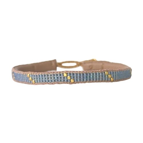 Ibu Jewels Slide armbånd i farven Sky Blue