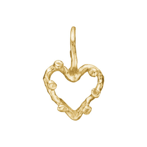Zenith Open Heart S guldvedhæng i 14 karat guld fra By Birdie